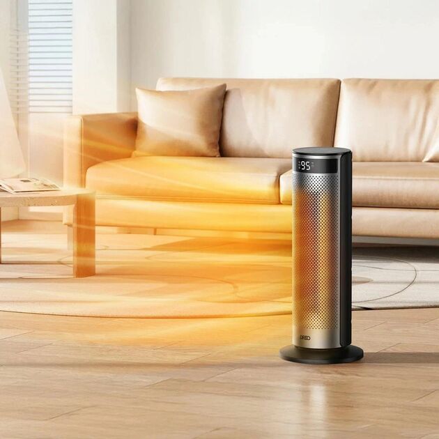 Тепловентилятор Dreo, 25м2, 2000Вт, электр. упр-ние, керамич. нарев.элемент , пульт ДУ, 4 скорост., серебристый, фото , изображение 5 | SNABZHENIE.com.ua Тепловентилятор Dreo, 25м2, 2000Вт, электр. упр-ние, керамич. нарев.элемент , пульт ДУ, 4 скорост., серебристый, фото , изображение 5 | SNABZHENIE.com.ua