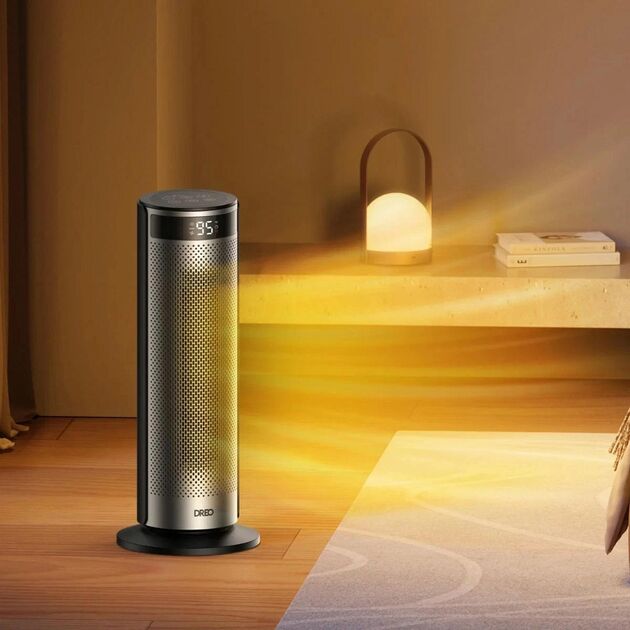 Тепловентилятор Dreo, 25м2, 2000Вт, электр. упр-ние, керамич. нарев.элемент , пульт ДУ, 4 скорост., серебристый, фото , изображение 7 | SNABZHENIE.com.ua Тепловентилятор Dreo, 25м2, 2000Вт, электр. упр-ние, керамич. нарев.элемент , пульт ДУ, 4 скорост., серебристый, фото , изображение 7 | SNABZHENIE.com.ua