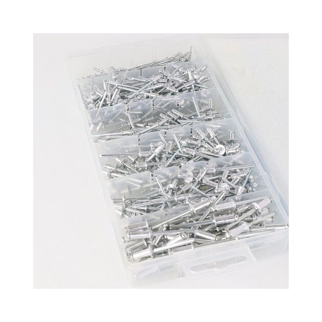 Набор заклепок S&R алюминиевых 410 шт, фото , изображение 9 | SNABZHENIE.com.ua