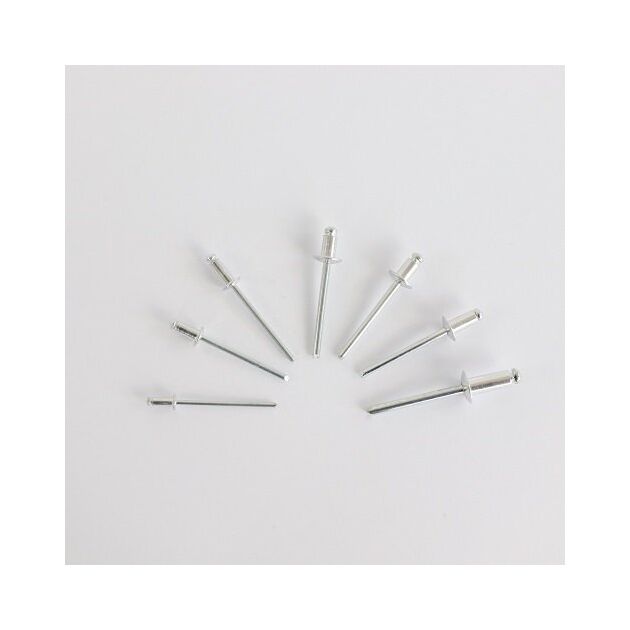 Набор заклепок S&R алюминиевых 410 шт, фото , изображение 2 | SNABZHENIE.com.ua