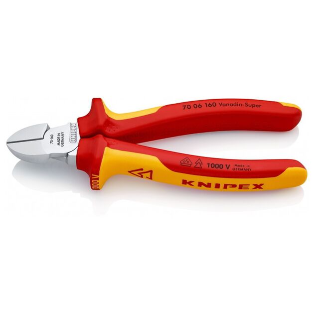 Кусачки KNIPEX 70 06 160 SB боковые, фото  | SNABZHENIE.com.ua