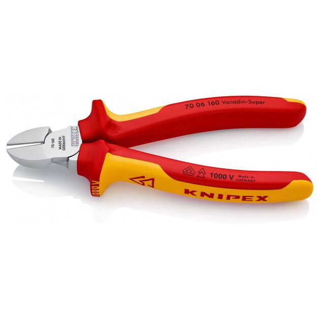 Кусачки KNIPEX 70 06 160 SB боковые, фото , изображение 2 | SNABZHENIE.com.ua
