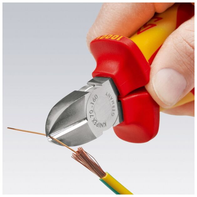 Кусачки бокові KNIPEX 70 06 160 T BK, фото , зображення 5 | SNABZHENIE.com.ua Кусачки бокові KNIPEX 70 06 160 T BK, фото , зображення 5 | SNABZHENIE.com.ua