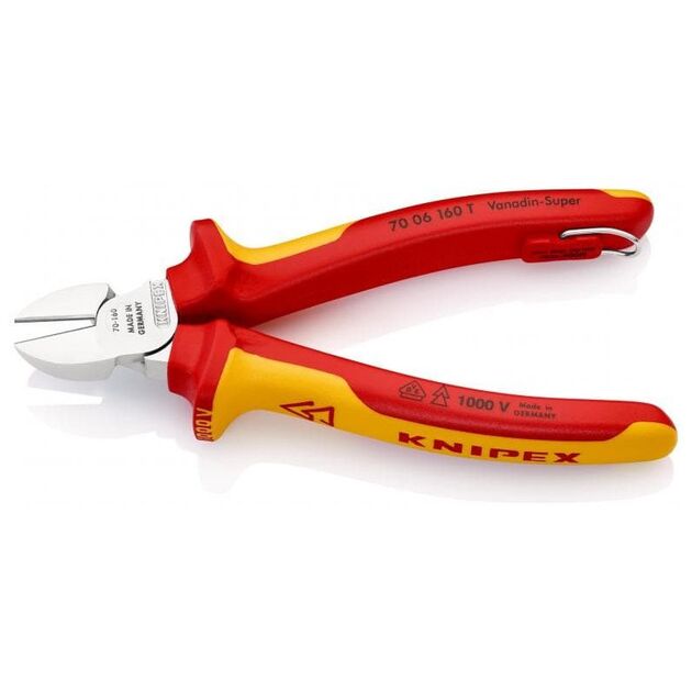 Кусачки бокові KNIPEX 70 06 160 T BK, фото , зображення 3 | SNABZHENIE.com.ua Кусачки бокові KNIPEX 70 06 160 T BK, фото , зображення 3 | SNABZHENIE.com.ua