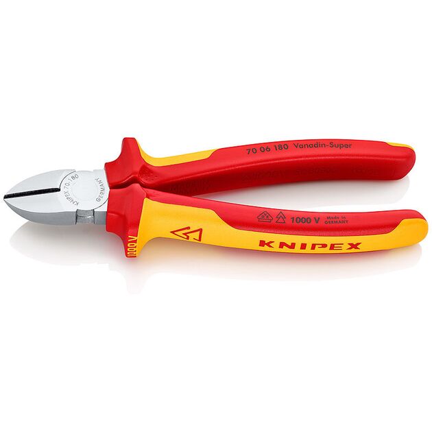 Боковые кусачки KNIPEX 70 06 180 SB, фото  | SNABZHENIE.com.ua Боковые кусачки KNIPEX 70 06 180 SB, фото  | SNABZHENIE.com.ua