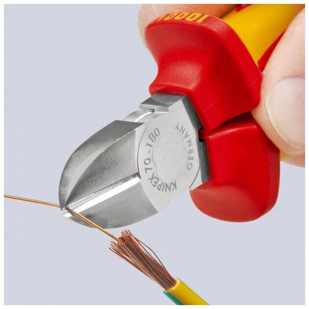 Боковые кусачки KNIPEX 70 06 180 SB, фото , изображение 2 | SNABZHENIE.com.ua Боковые кусачки KNIPEX 70 06 180 SB, фото , изображение 2 | SNABZHENIE.com.ua