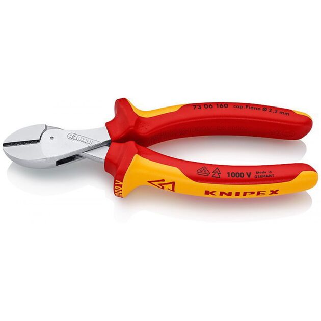 Кусачки боковые компактные KNIPEX X-Cut 73 06 160 SB, фото  | SNABZHENIE.com.ua