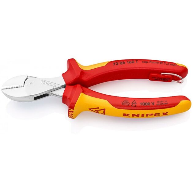 Кусачки боковые компактные KNIPEX X-Cut 73 06 160 T BK, фото  | SNABZHENIE.com.ua