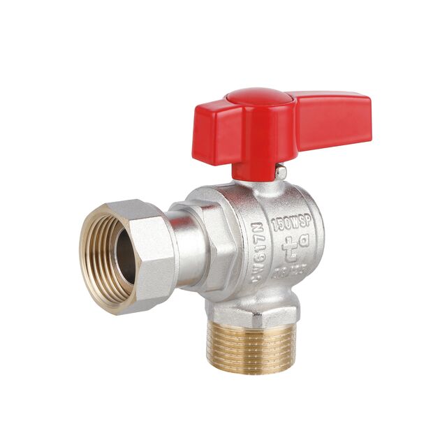 Thermo Alliance Standart Кран шаровой 3/4"ВН угловой, PN40, с накидной гайкой TAS224W20, фото  | SNABZHENIE.com.ua