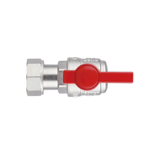 Thermo Alliance Standart Кран шаровой 3/4"ВВ угловой, PN40, с накидной гайкой TAS223W20, фото , зображення 7 | SNABZHENIE.com.ua