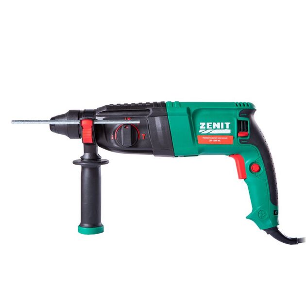Перфоратор Зеніт ЗП-1200 МС SDS-Plus 1200Вт 2.8Дж, фото , изображение 2 | SNABZHENIE.com.ua
