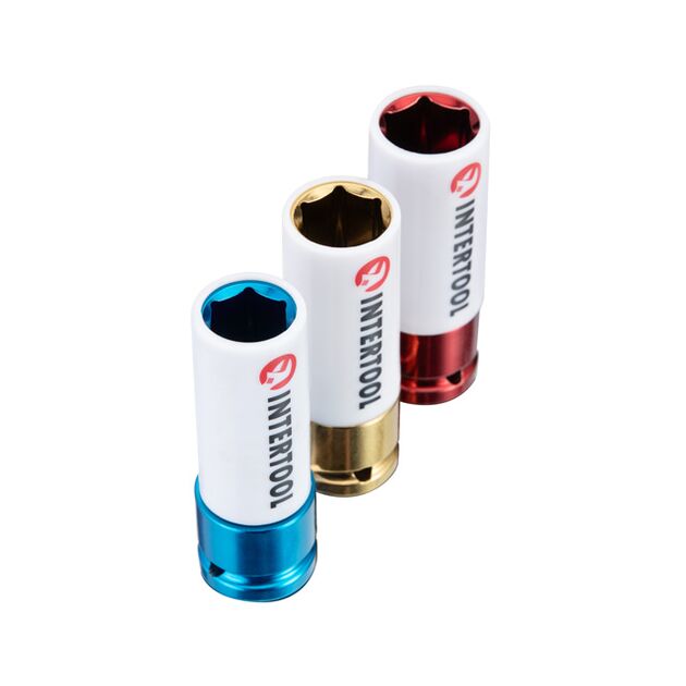 Набір головок ударних подовжених для алюмінієвих дисків 1/2" 3 од., 17, 19, 21 мм, CrMo STORM, фото , зображення 3 | SNABZHENIE.com.ua Набір головок ударних подовжених для алюмінієвих дисків 1/2" 3 од., 17, 19, 21 мм, CrMo STORM, фото , зображення 3 | SNABZHENIE.com.ua