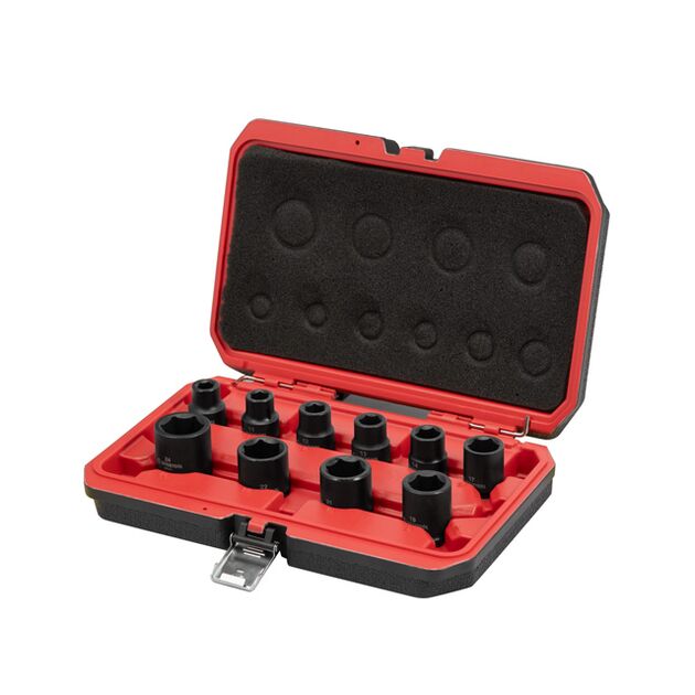 Набір головок ударних 1/2", 10 од., 10-24 мм, Cr-Mo, STORM, фото  | SNABZHENIE.com.ua Набір головок ударних 1/2", 10 од., 10-24 мм, Cr-Mo, STORM, фото  | SNABZHENIE.com.ua