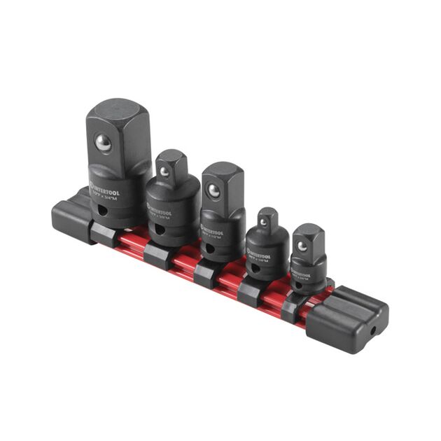 Набір перехідників 5 од. 1/4"Fx3/8"M, 3/8"Fx1/4"M, 3/8"Fx1/2"M, 1/2"Fx3/8"M, 1/2"Fx3/4"M, CrMo STORM, фото , зображення 2 | SNABZHENIE.com.ua Набір перехідників 5 од. 1/4"Fx3/8"M, 3/8"Fx1/4"M, 3/8"Fx1/2"M, 1/2"Fx3/8"M, 1/2"Fx3/4"M, CrMo STORM, фото , зображення 2 | SNABZHENIE.com.ua