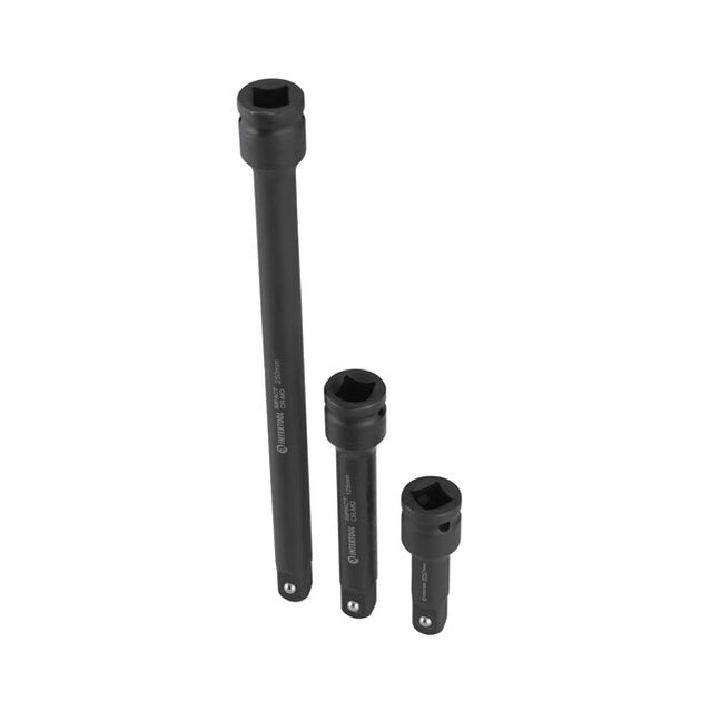 Набір подовжувачів ударних 3 од., 1/2" 75/125/250 мм, CrMo STORM, фото , изображение 2 | SNABZHENIE.com.ua