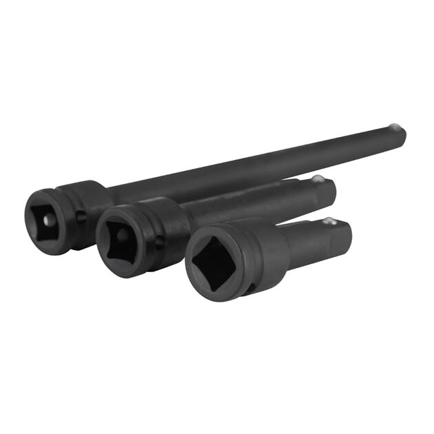 Набір подовжувачів ударних 3 од., 1/2" 75/125/250 мм, CrMo STORM, фото , изображение 5 | SNABZHENIE.com.ua