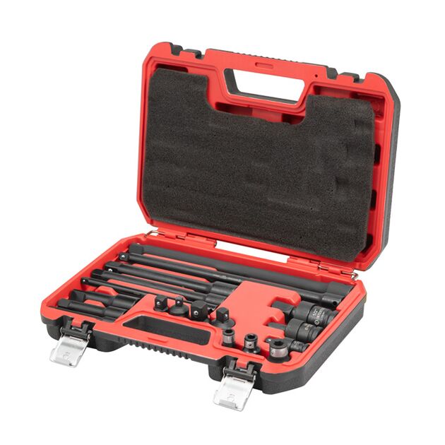 Набір перехідників та подовжувачів ударних, 18 од., Cr-V/Cr-Mo, STORM, фото  | SNABZHENIE.com.ua Набір перехідників та подовжувачів ударних, 18 од., Cr-V/Cr-Mo, STORM, фото  | SNABZHENIE.com.ua