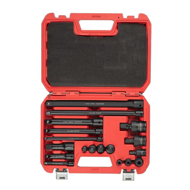 Набір перехідників та подовжувачів ударних, 18 од., Cr-V/Cr-Mo, STORM, фото , зображення 2 | SNABZHENIE.com.ua Набір перехідників та подовжувачів ударних, 18 од., Cr-V/Cr-Mo, STORM, фото , зображення 2 | SNABZHENIE.com.ua