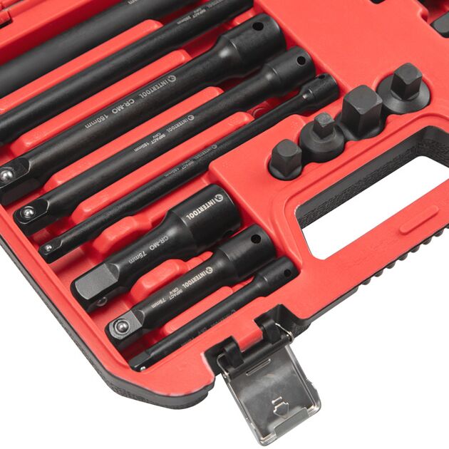 Набір перехідників та подовжувачів ударних, 18 од., Cr-V/Cr-Mo, STORM, фото , зображення 5 | SNABZHENIE.com.ua Набір перехідників та подовжувачів ударних, 18 од., Cr-V/Cr-Mo, STORM, фото , зображення 5 | SNABZHENIE.com.ua