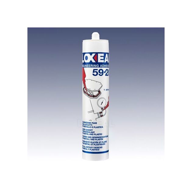 Cиліконовий клей-герметик, прозорий, до +180 С, 310 мл, 59-20   (LOXEAL), фото  | SNABZHENIE.com.ua