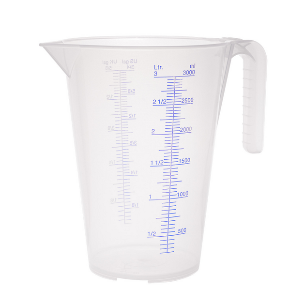Вимірювальна ємність-ПП-3 л прозорий   (PRESSOL), фото  | SNABZHENIE.com.ua