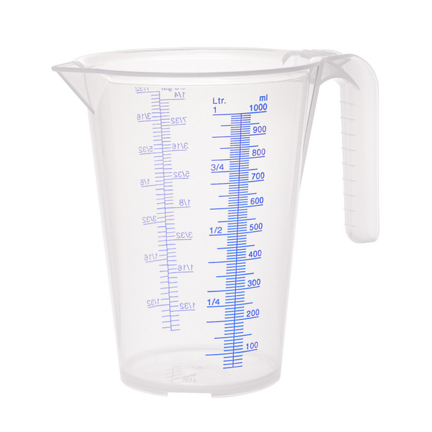 Вимірювальна ємність-ПП-1 л прозорий   (PRESSOL), фото  | SNABZHENIE.com.ua