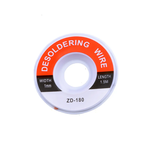 Стрічка для зняття припою 2.5mm/1.5m ZD-180   (ZD-180), фото  | SNABZHENIE.com.ua