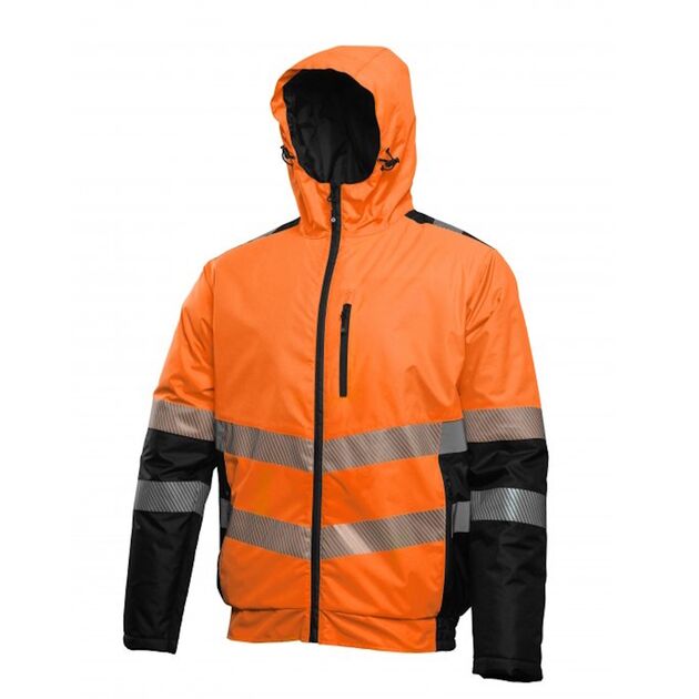 MILA утеплена сигнальна куртка  2XL (HT5K348-2XL), фото  | SNABZHENIE.com.ua