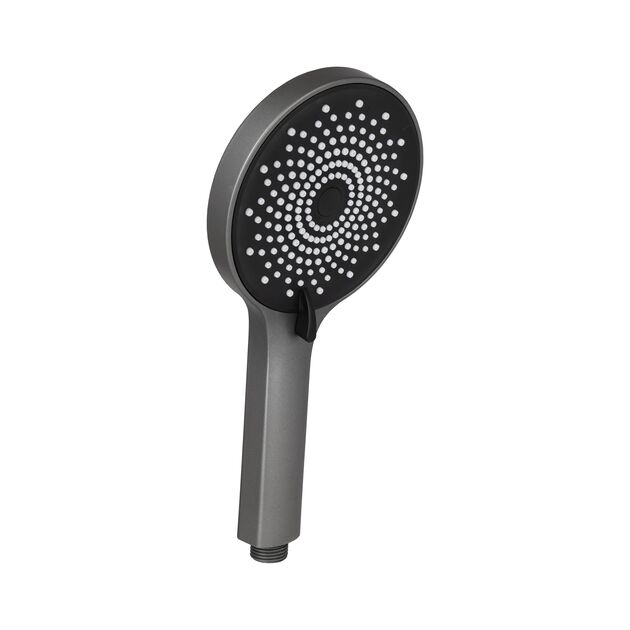 Лейка для ручного душа Lidz Niagara 32 120 мм округлая LDNIA32GRP48536 Graphite, фото  | SNABZHENIE.com.ua