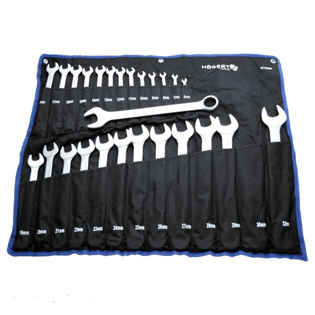 Набір комбінованих ключів 26 шт  6 - 32 (HT1W496-1), фото  | SNABZHENIE.com.ua