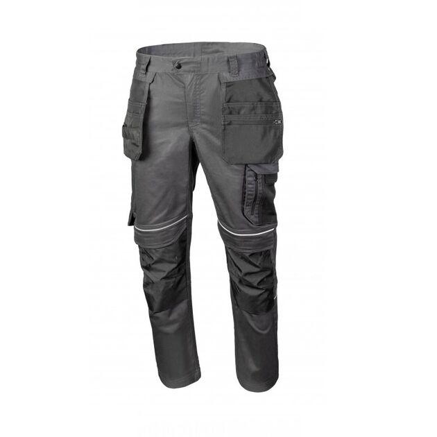 Штани робочі HASSO темно-сірі  3XL (HT5K816-3XL), фото  | SNABZHENIE.com.ua