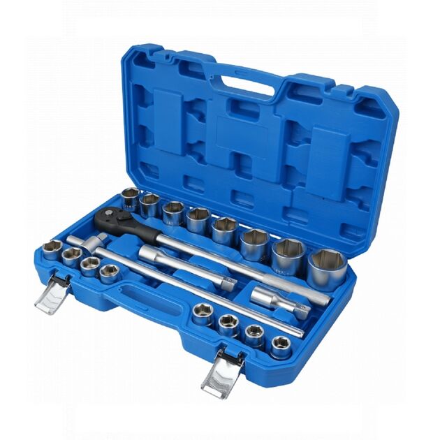 Набір голівок торцевих та аксесуарів в пластиковому кейсі  19 - 50 (HT1R510), фото  | SNABZHENIE.com.ua