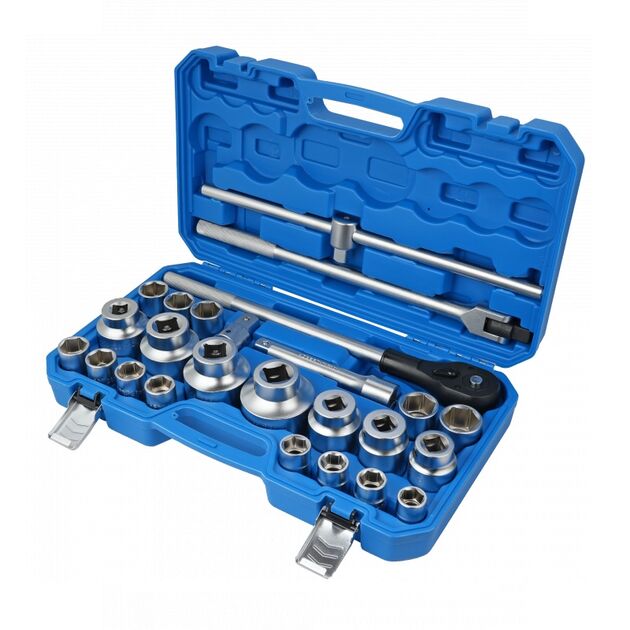 Набір голівок торцевих та аксесуарів в пластиковому кейсі  19 - 65 (HT1R511), фото  | SNABZHENIE.com.ua