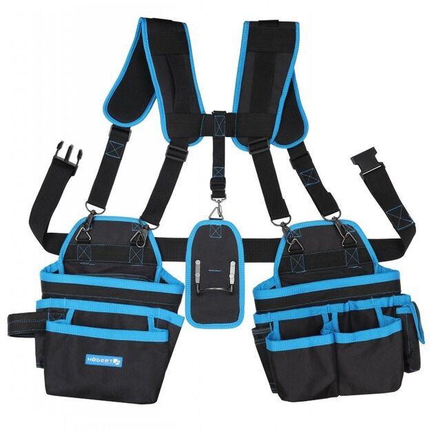 Робочий ремінь зі шлейками і карманами  130 см (HT7G231), фото  | SNABZHENIE.com.ua