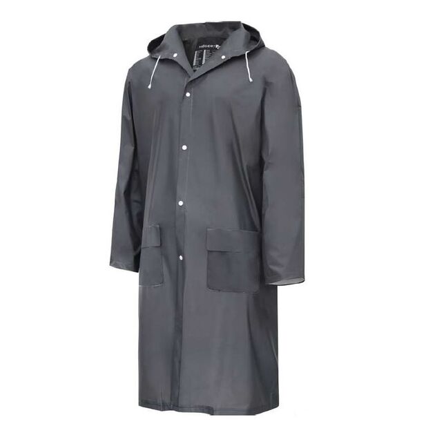 Плащ-дощовик AUSSER  з ПВХ, графітовий  3XL (HT5K940-3XL), фото  | SNABZHENIE.com.ua