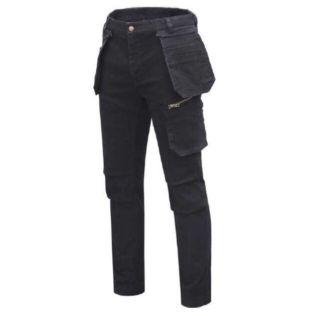 Штани робочі ESDORF джинсові чорні  3XL (HT5K935-3XL), фото  | SNABZHENIE.com.ua