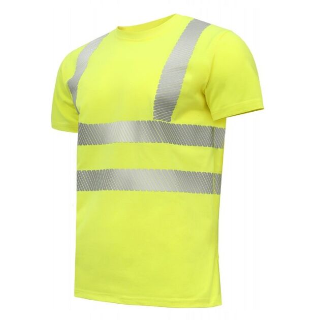 Футболка сигнальна JURAL II  полібавовна, жовта  2XL (HT5K952-2XL), фото  | SNABZHENIE.com.ua