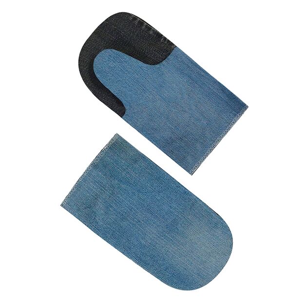 Рукавиця джинсова з подвійним надолоником  Синій (69337), фото  | SNABZHENIE.com.ua