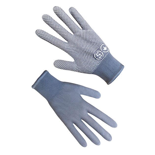 Рукавички синтетичні сірі з ПВХ крапкою  9 (69054), фото  | SNABZHENIE.com.ua