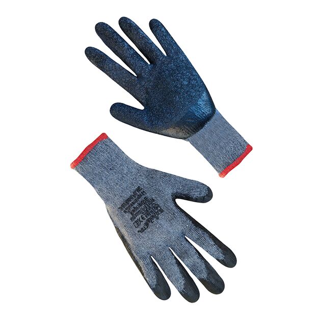 Рукавички бавовняні сірі з чорним неповним спіненим латексним покриттям RWgrip G/B "б" р.10  Латекс (69298), фото  | SNABZHENIE.com.ua