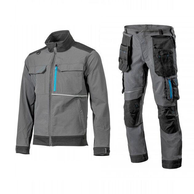 Комплект робочого захисного одягу TAUBER темно-сірий  3XL (N_HT5K811-3XL), фото  | SNABZHENIE.com.ua