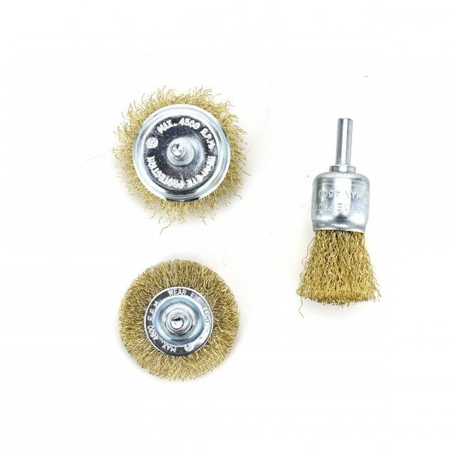 Набір дротяних щіток, латунний дріт  50 (HT7D745), фото  | SNABZHENIE.com.ua