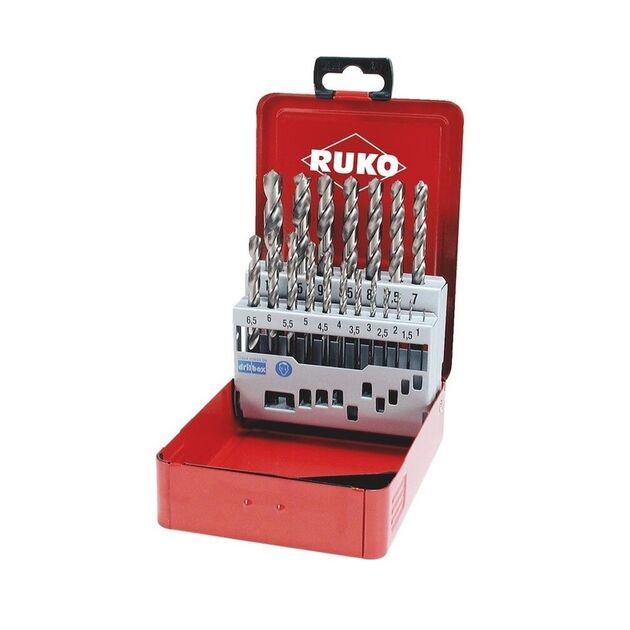 Набір спіральних свердл DIN 338 Typ VA HSSECo8  1 - 10мм (281214E), фото  | SNABZHENIE.com.ua