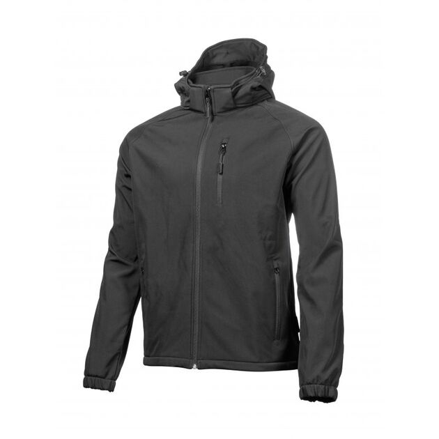 DITTER Куртка SOFTSHELL з капюшоном чорна  3XL (HT5K260-3XL), фото  | SNABZHENIE.com.ua