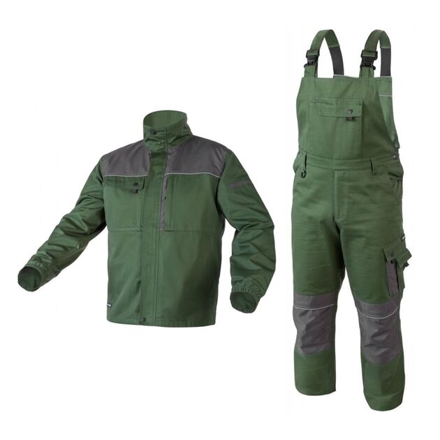 Комлект робочого захисного одягу RUWER, темно-зелений  2XL (N_HT5K359-2XL), фото  | SNABZHENIE.com.ua