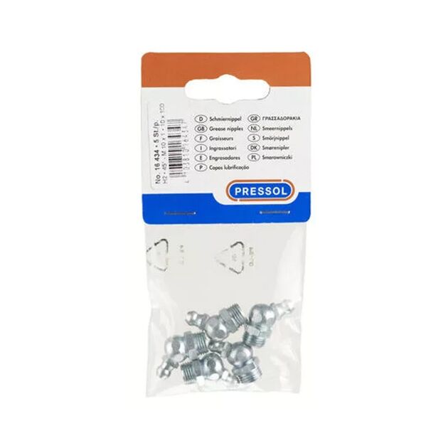 Маслянки  M10 x 1 (PRESSOL), фото  | SNABZHENIE.com.ua