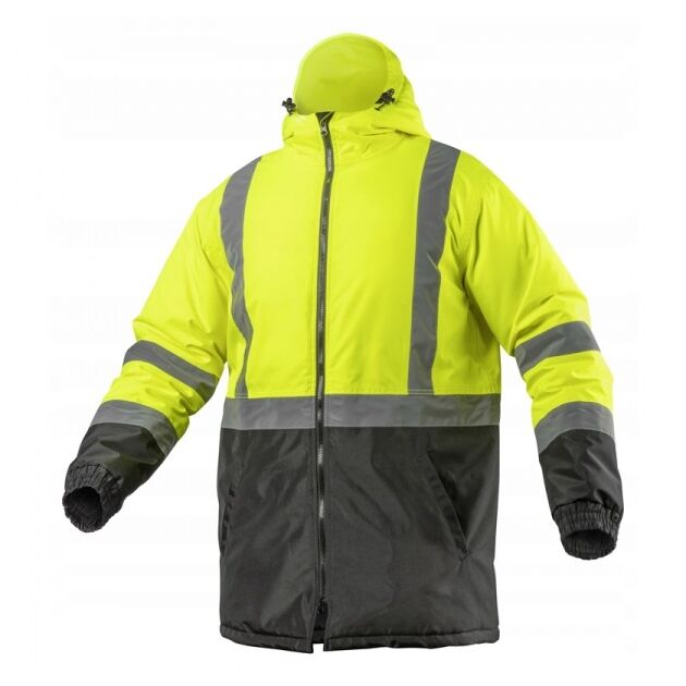 Світловідбивна куртка парка LEDA, жовта  3XL (HT5K330-3XL), фото  | SNABZHENIE.com.ua