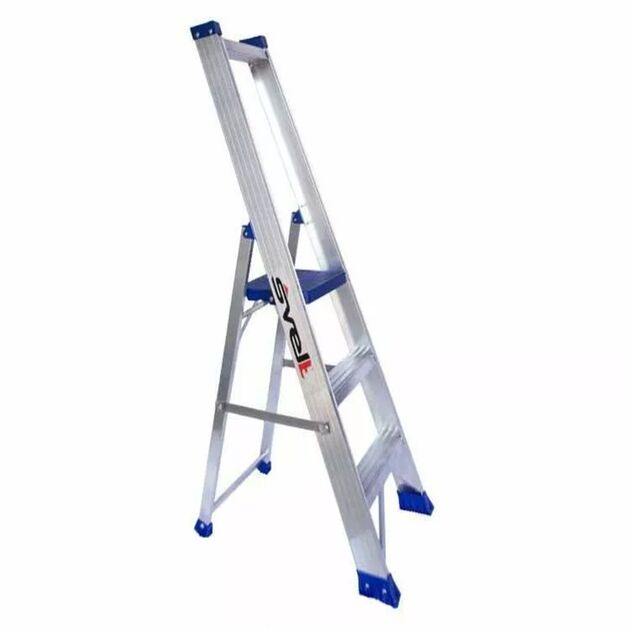 Стрем'янка професійна алюмінієва, 3 сходинок  1.45 (SVELT), фото  | SNABZHENIE.com.ua