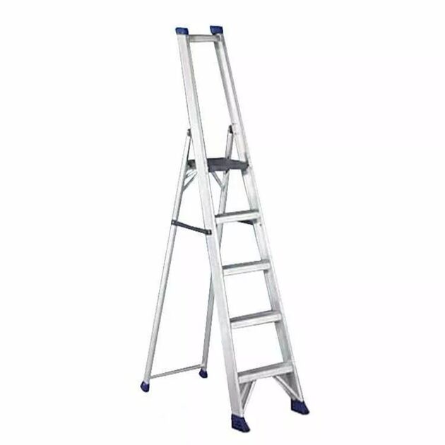 Стрем'янка професійна алюмінієва, 5 сходинок  1.95 (SVELT), фото  | SNABZHENIE.com.ua