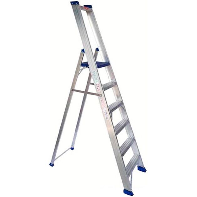 Стрем'янка професійна алюмінієва, 6 сходинок  2.2 (SVELT), фото  | SNABZHENIE.com.ua
